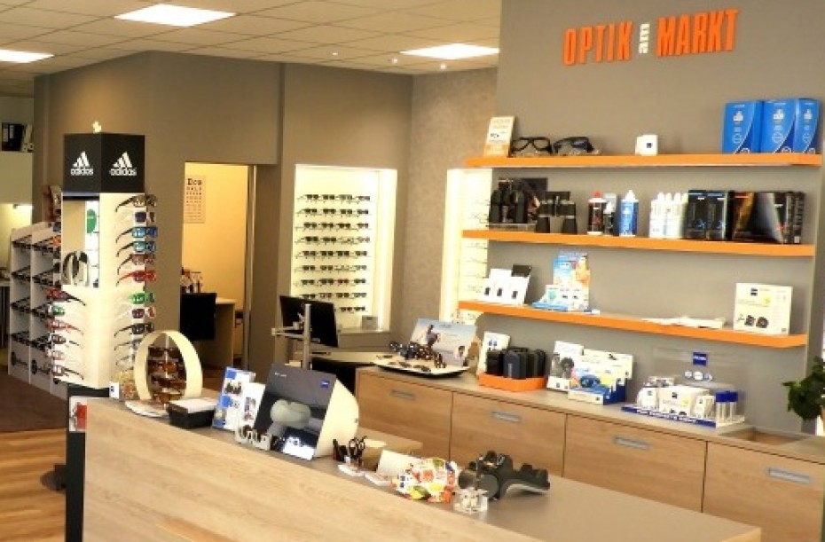 Ladengeschäft von Optik am Markt in Sondershausen.