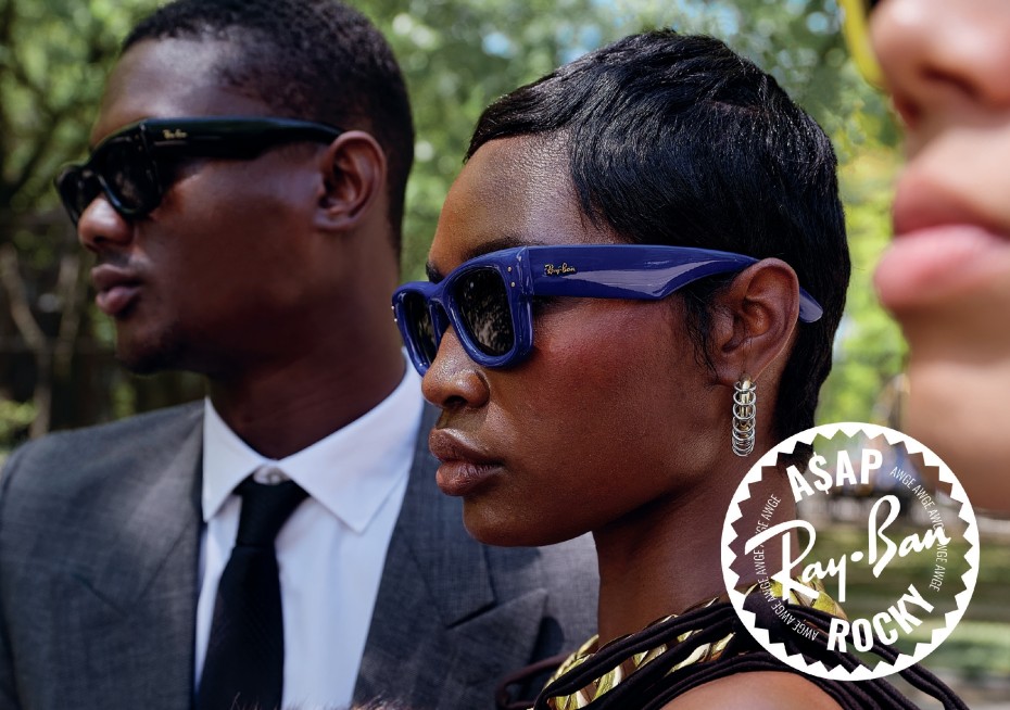 Ray-Ban: Mann und Frau mit Sonnenbrillen